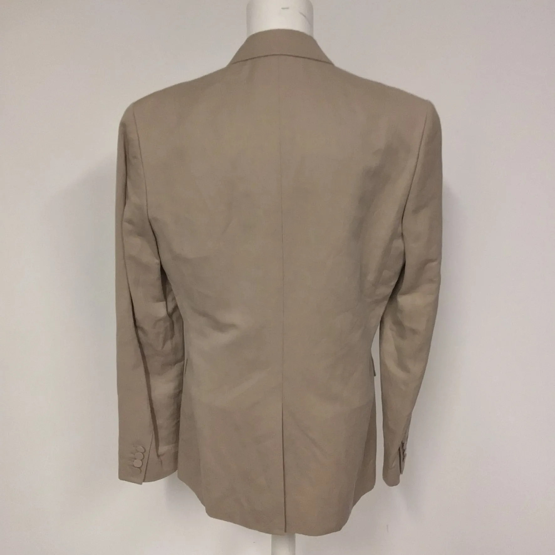 AllSaints Beige/Cream Double Breasted Blazer Jacket Size Ch42" (approx.)