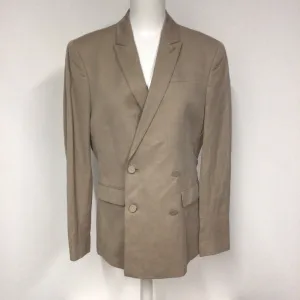 AllSaints Beige/Cream Double Breasted Blazer Jacket Size Ch42" (approx.)