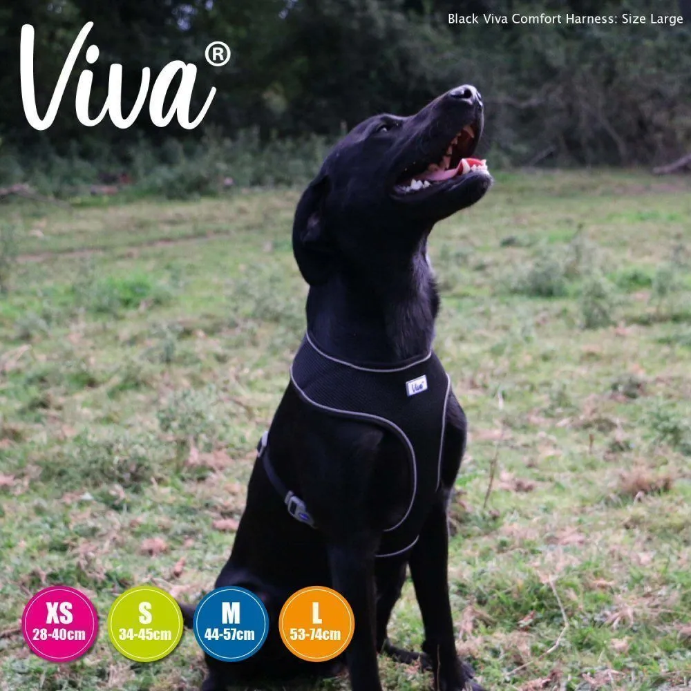 Ancol Viva Large Black Comfort Mesh Dog Harness