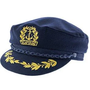 Aphrodite - Aegean Wool Blend Captain's Cap - Made in Greece