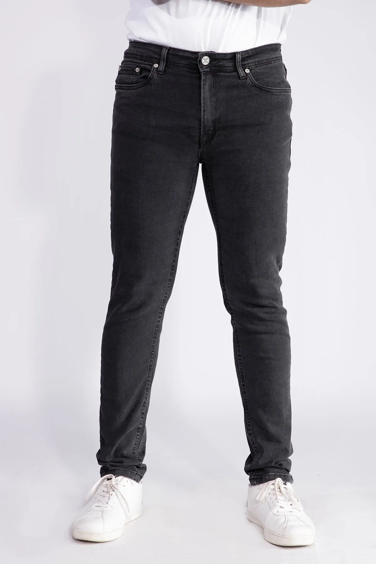 Black Denim Jeans - W21 - MDJ006R