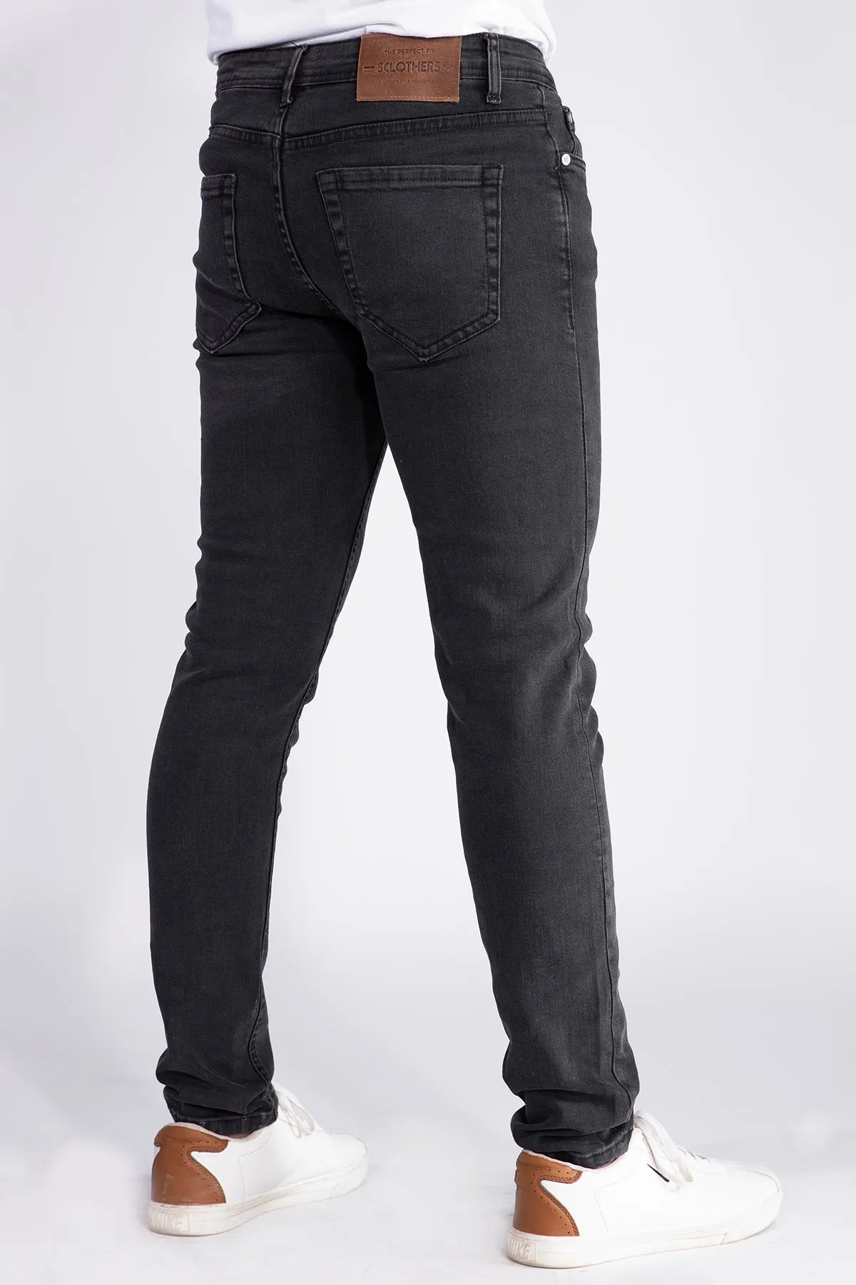 Black Denim Jeans - W21 - MDJ006R