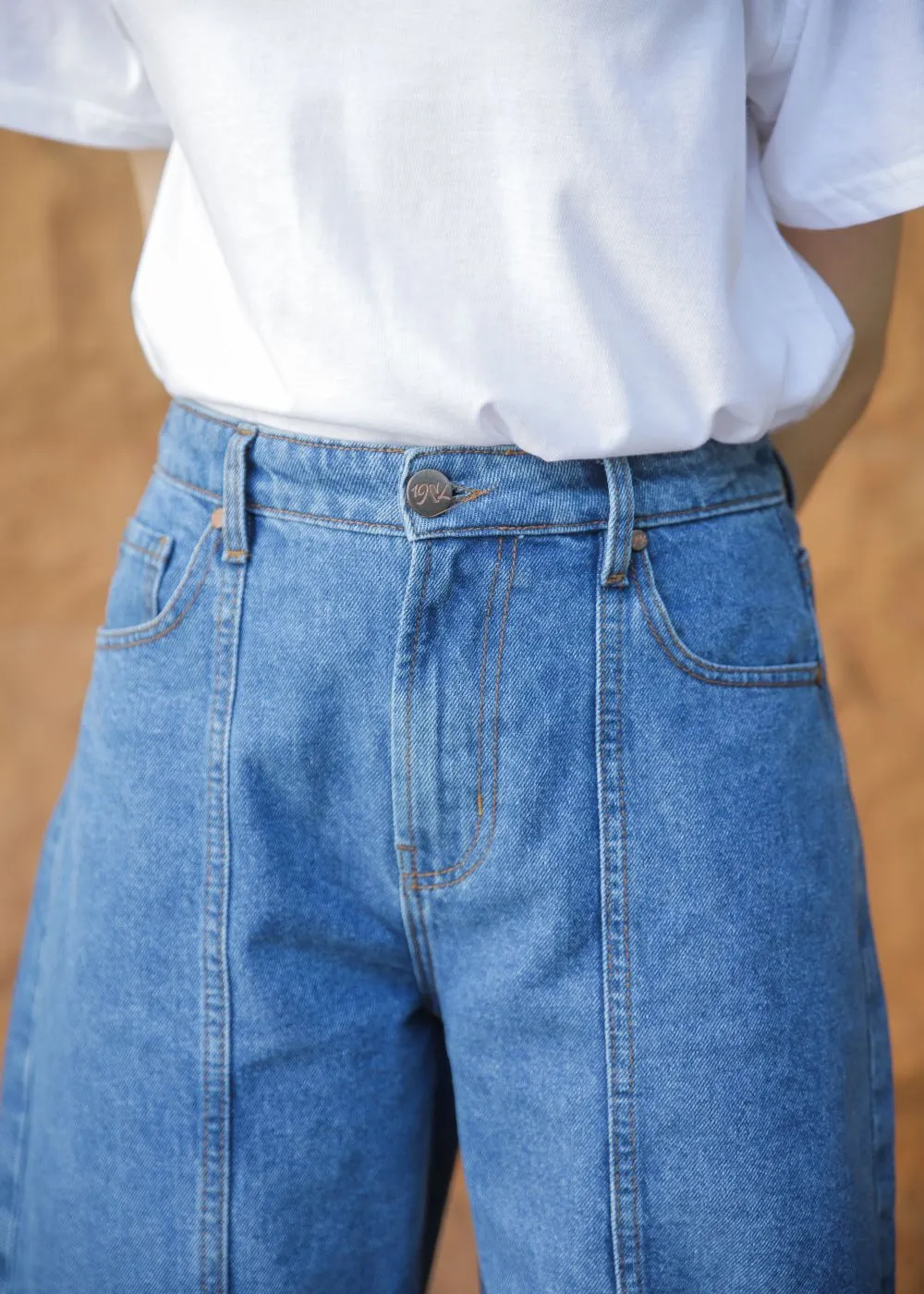 Blue Center Seam Jeans