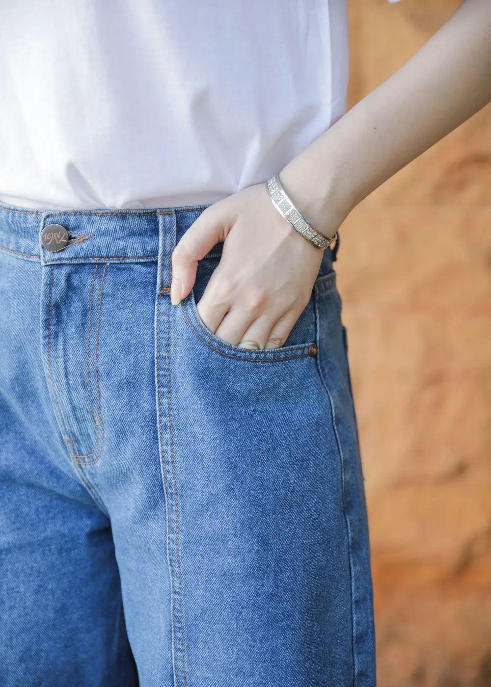 Blue Center Seam Jeans