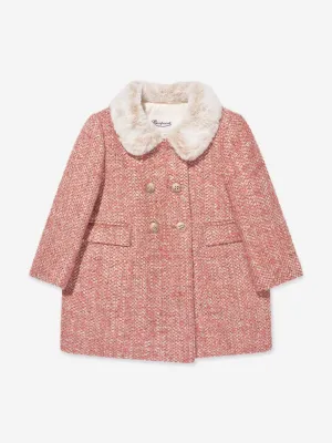 Bonpoint Baby Girls Moka Coat in Pink