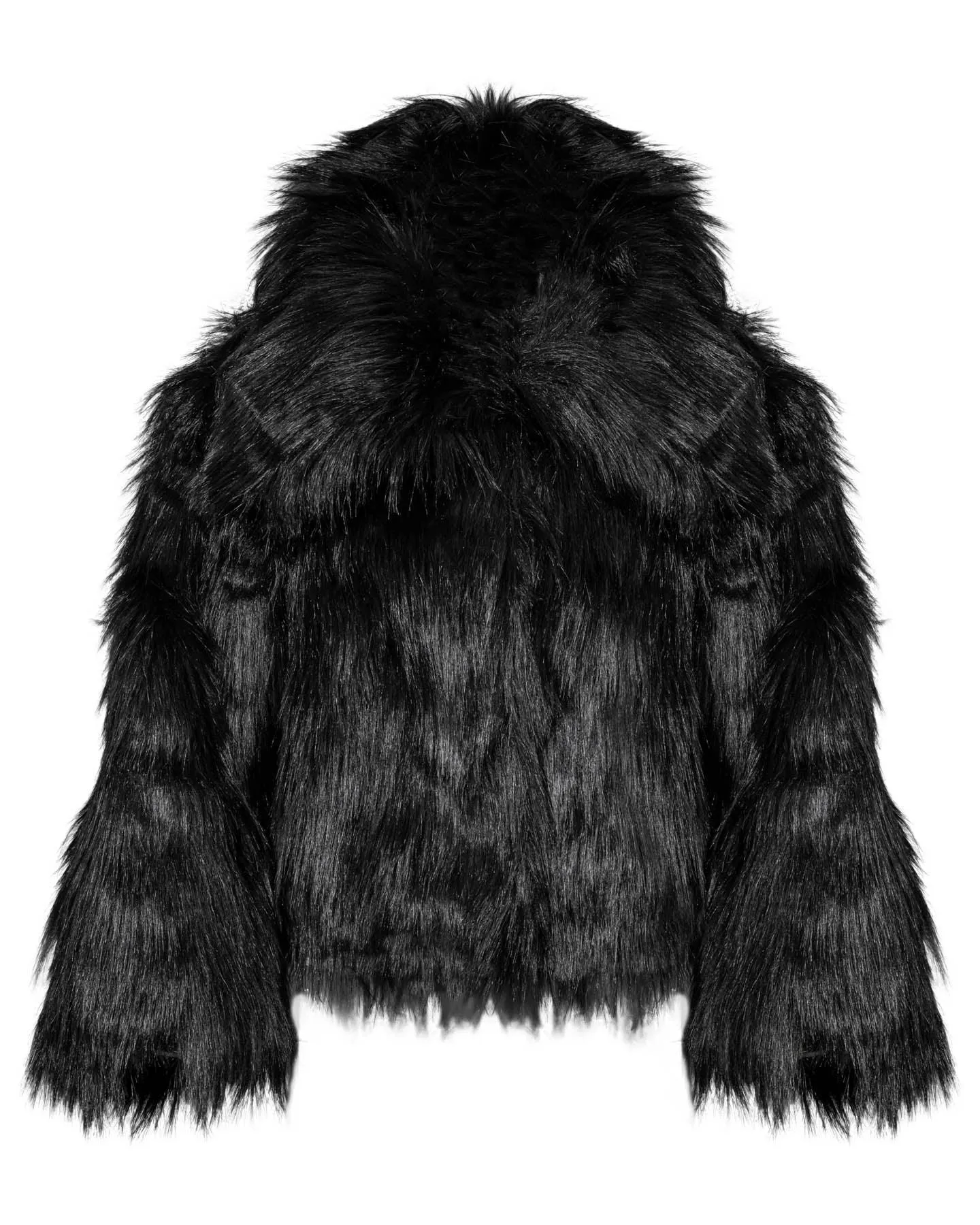 Cass Shaggy Faux Fur Coat