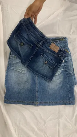 Classic denim-Y2K denim mini skirts