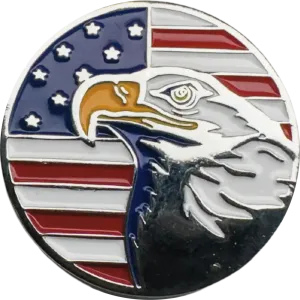 Flag Eagle | Magnetic Hat Pin