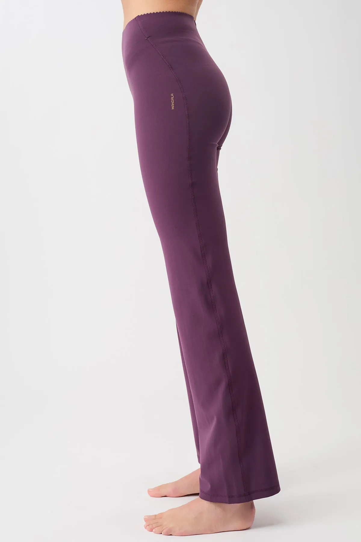 Flared Workout Pants Purple Passion