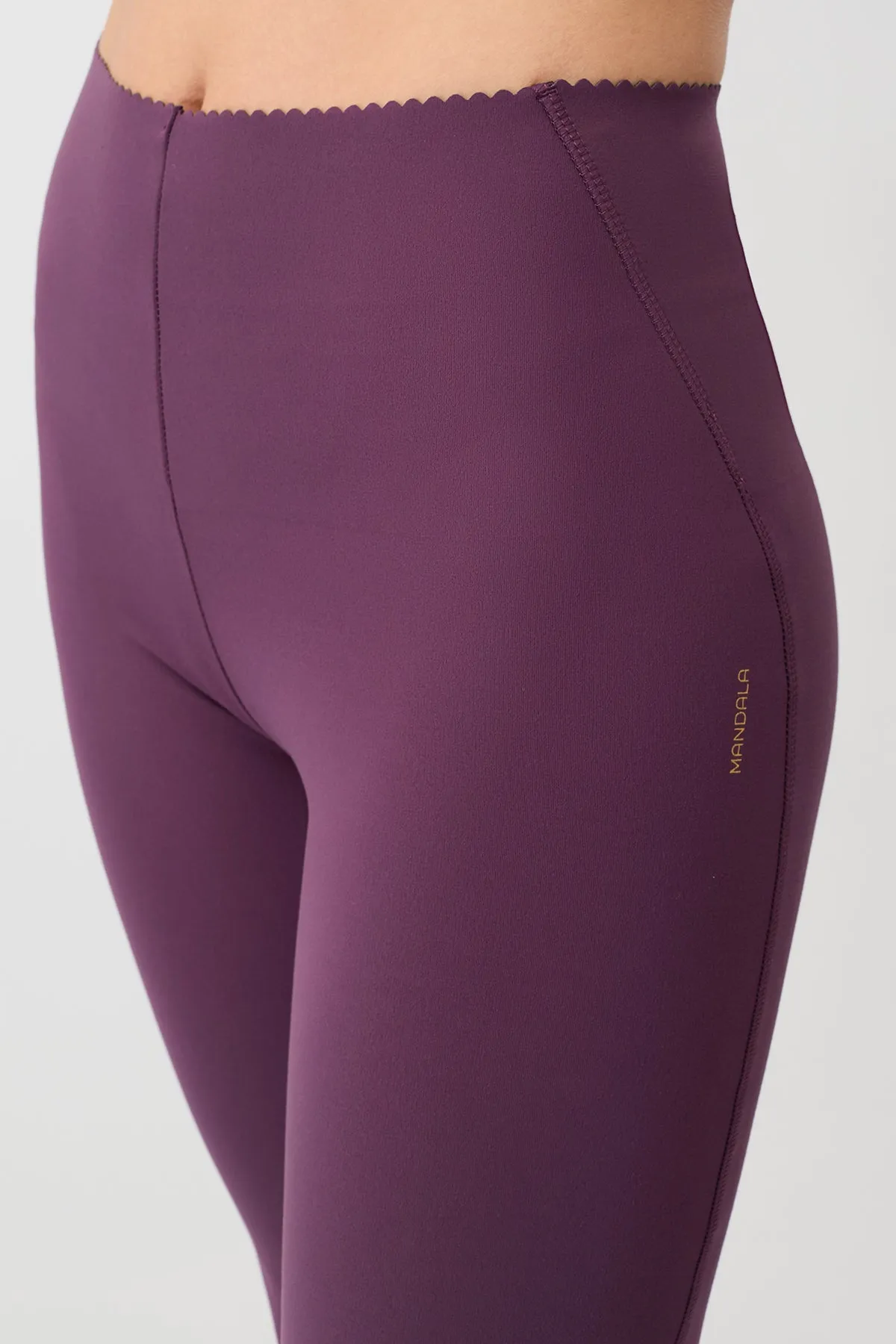 Flared Workout Pants Purple Passion