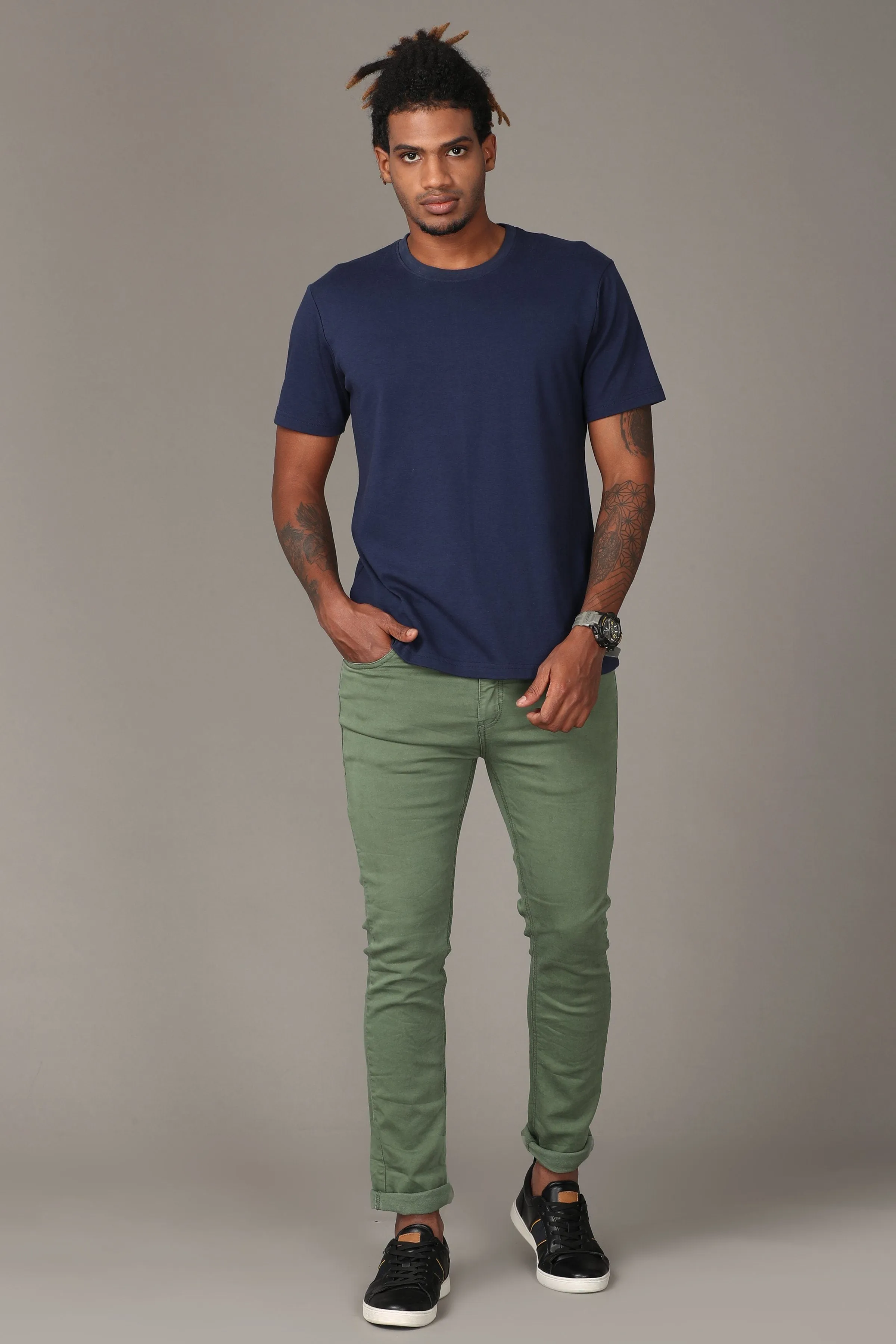 Green Denim Jeans