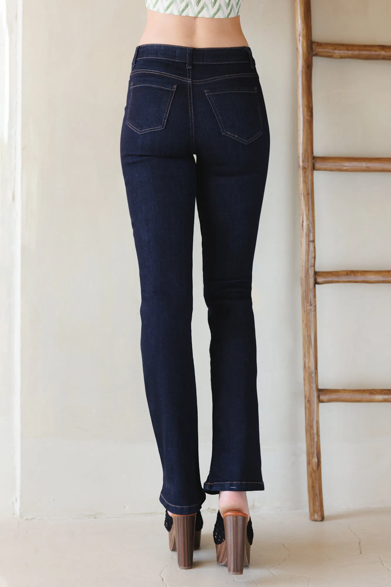 High Rise Classic Bootcut Jeans