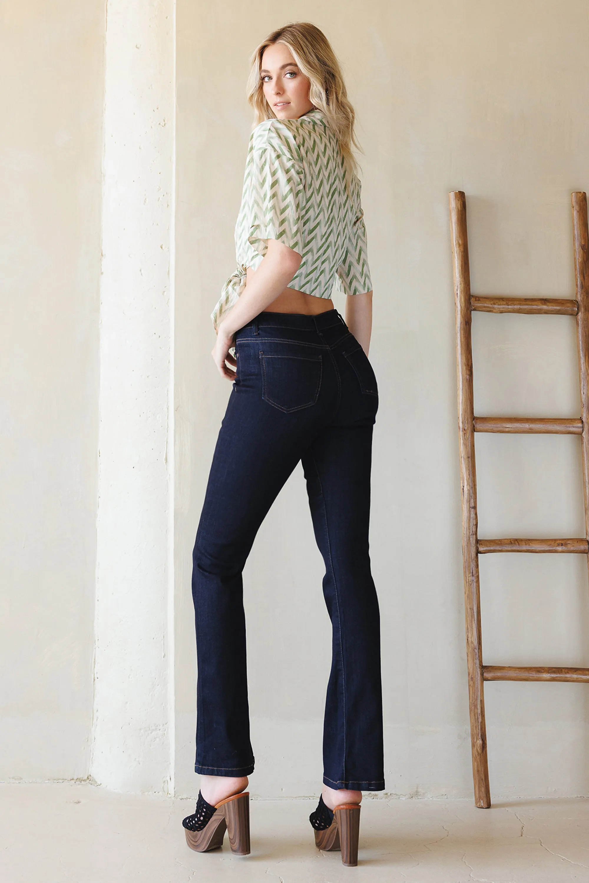 High Rise Classic Bootcut Jeans