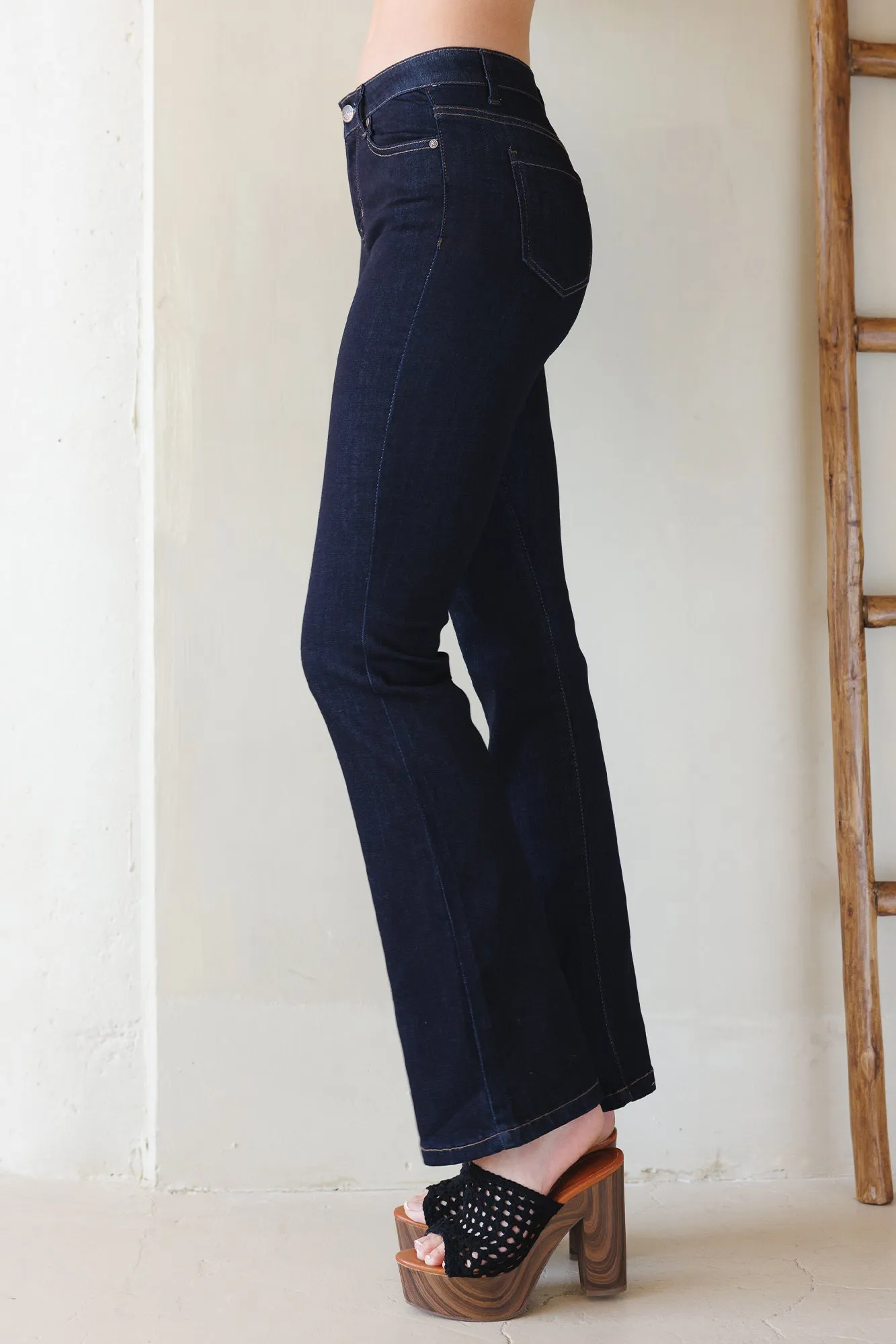 High Rise Classic Bootcut Jeans