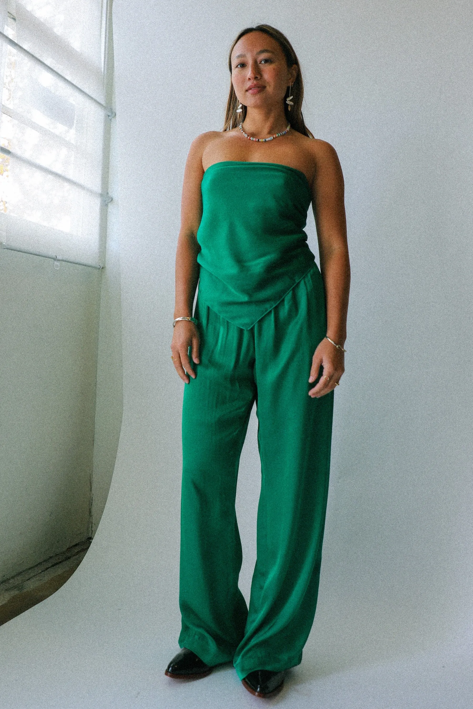 Ivy Silky Simple Pant