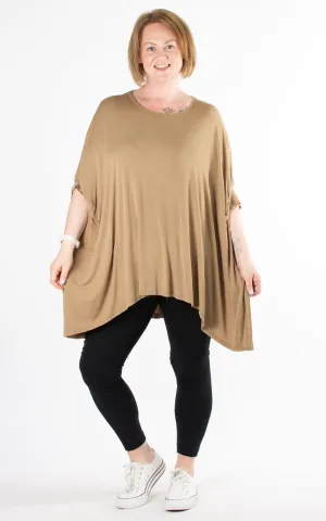 Jersey Plain Top | Sand