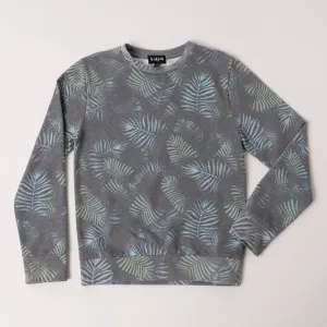 Leaf Print Sweatshirt