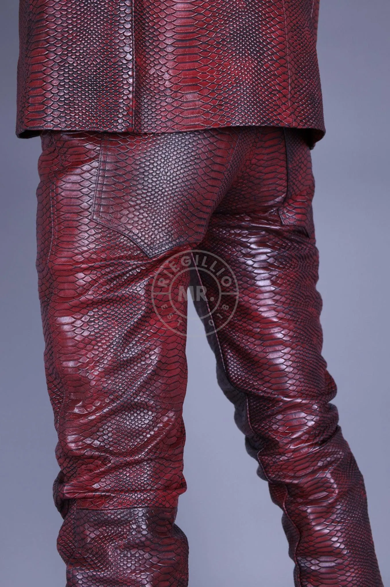 Mehron Leather Snake Pants