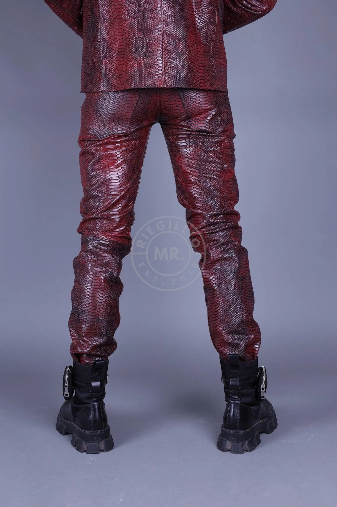 Mehron Leather Snake Pants