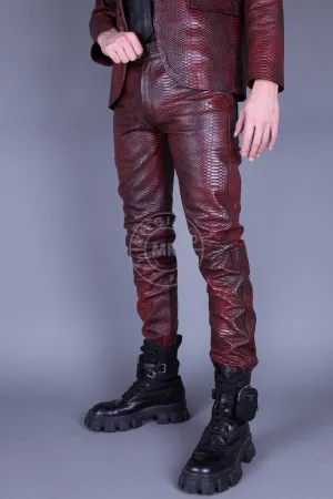 Mehron Leather Snake Pants