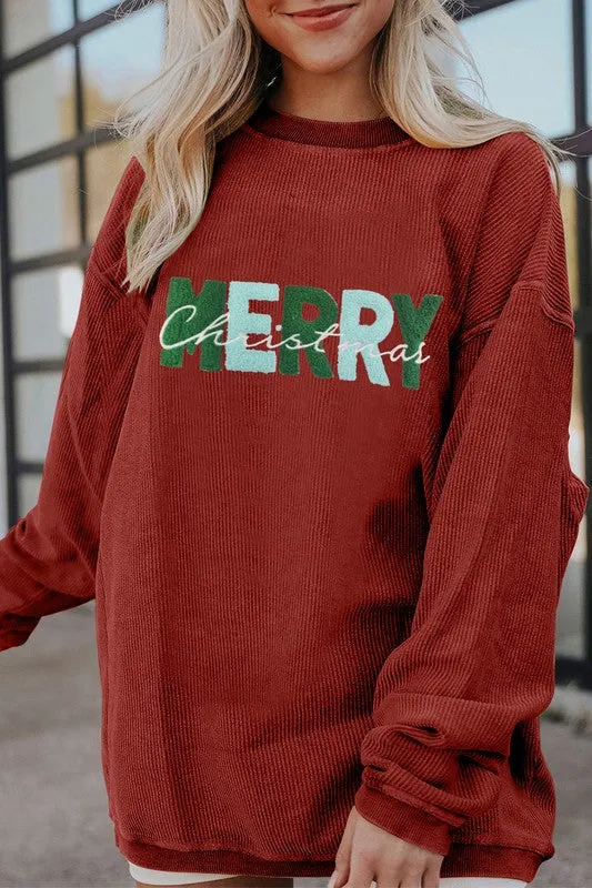 Merry Christmas Red Sweatshirt