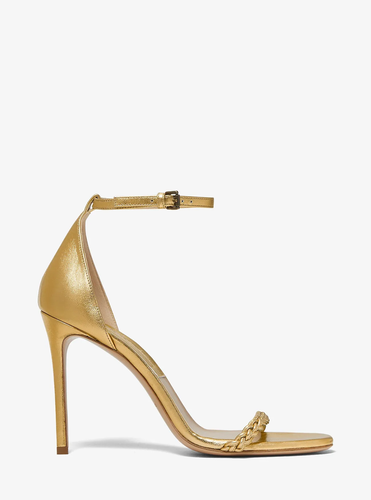 Michael Kors Joslyn Metallic Leather Sandals