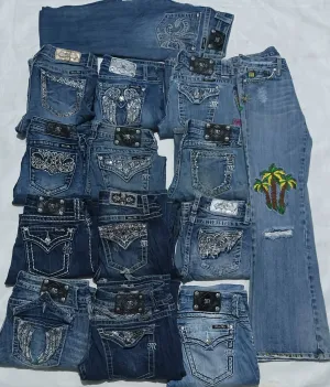 Miss me flared jeans 14 pieces