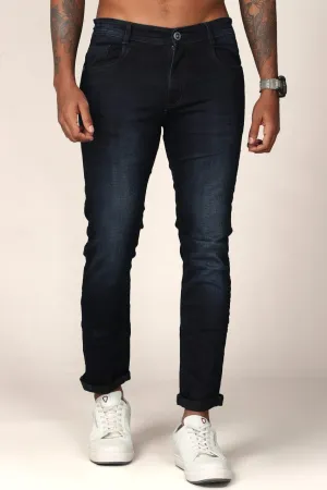 Navy Blue Denim Jeans