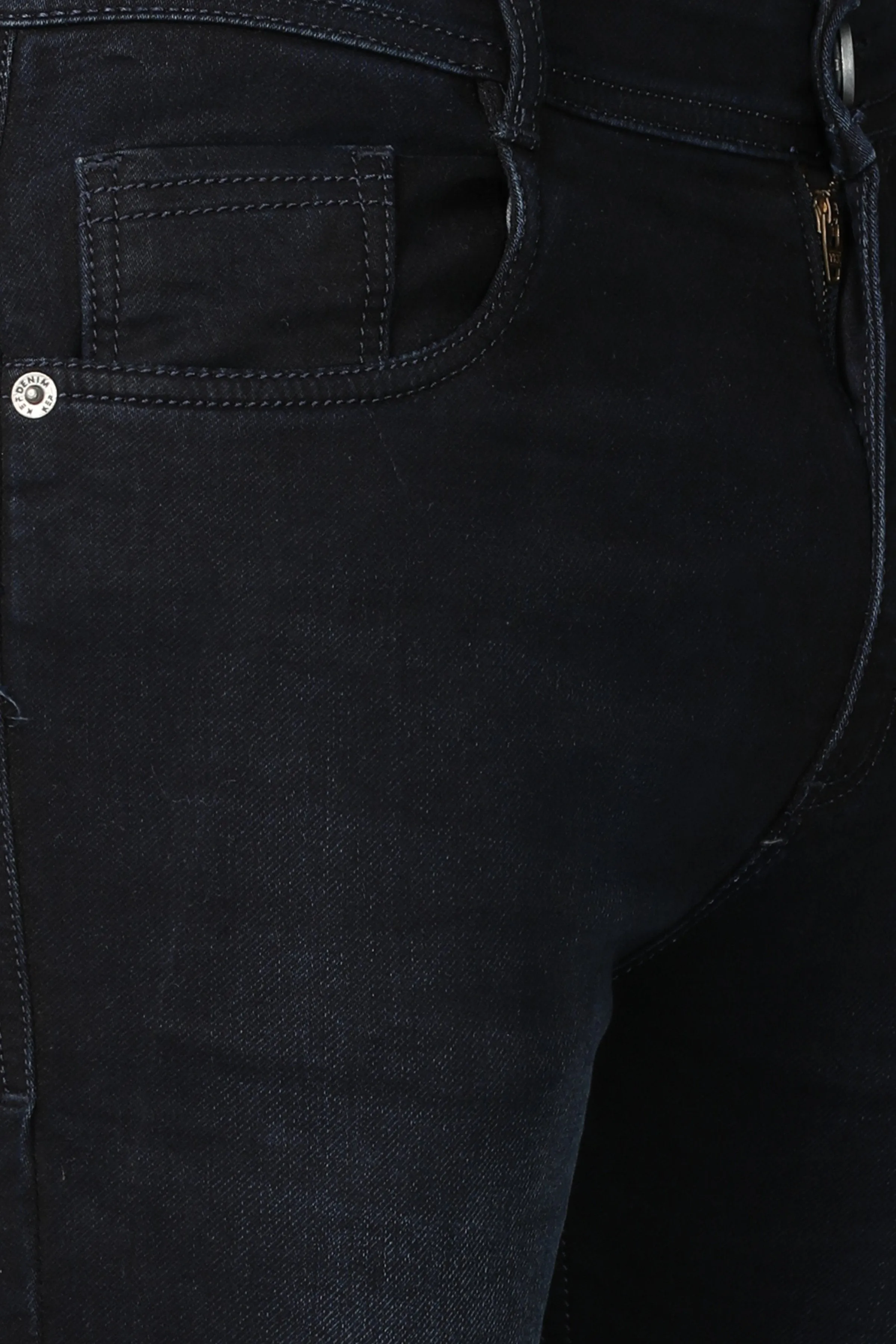 Navy Blue Denim Jeans