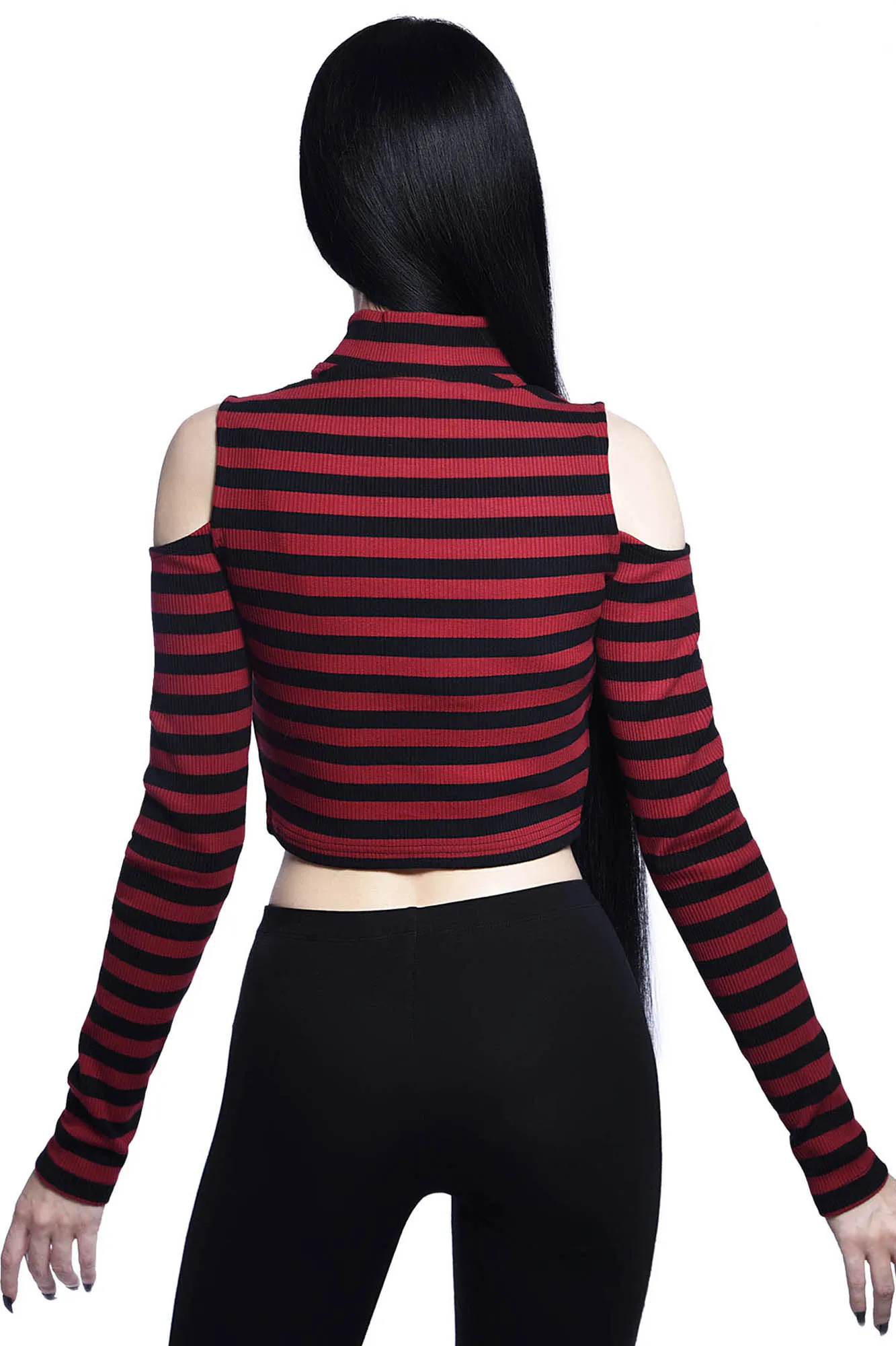 Phoebe Ribbed Top [BLOOD]