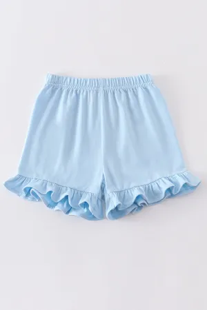 Premium Sky basic ruffle shorts