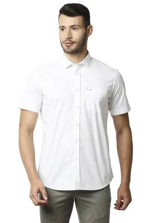 Slim Fit Poplin Stretch Halfsleeves Shirt