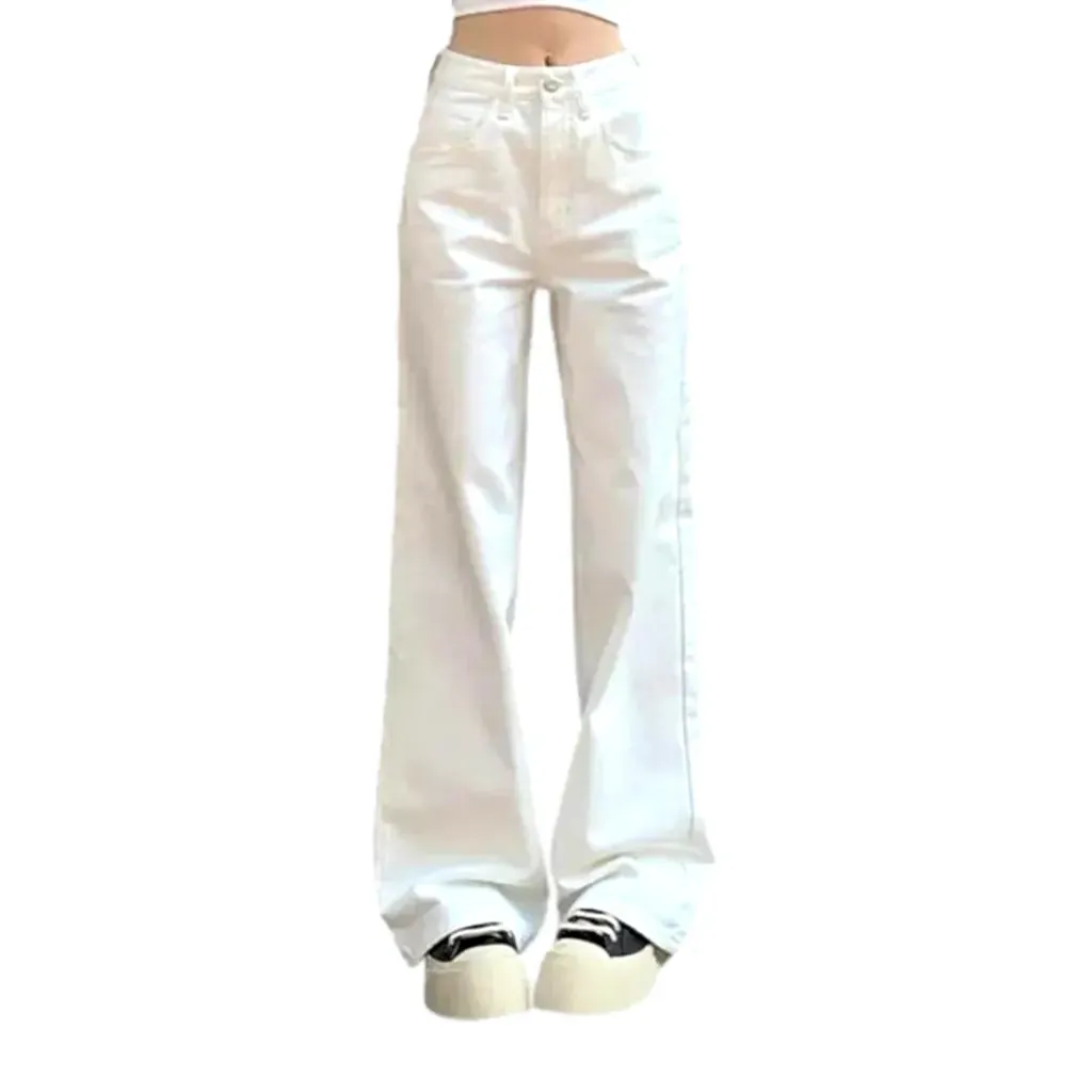 Street white jeans
 for ladies