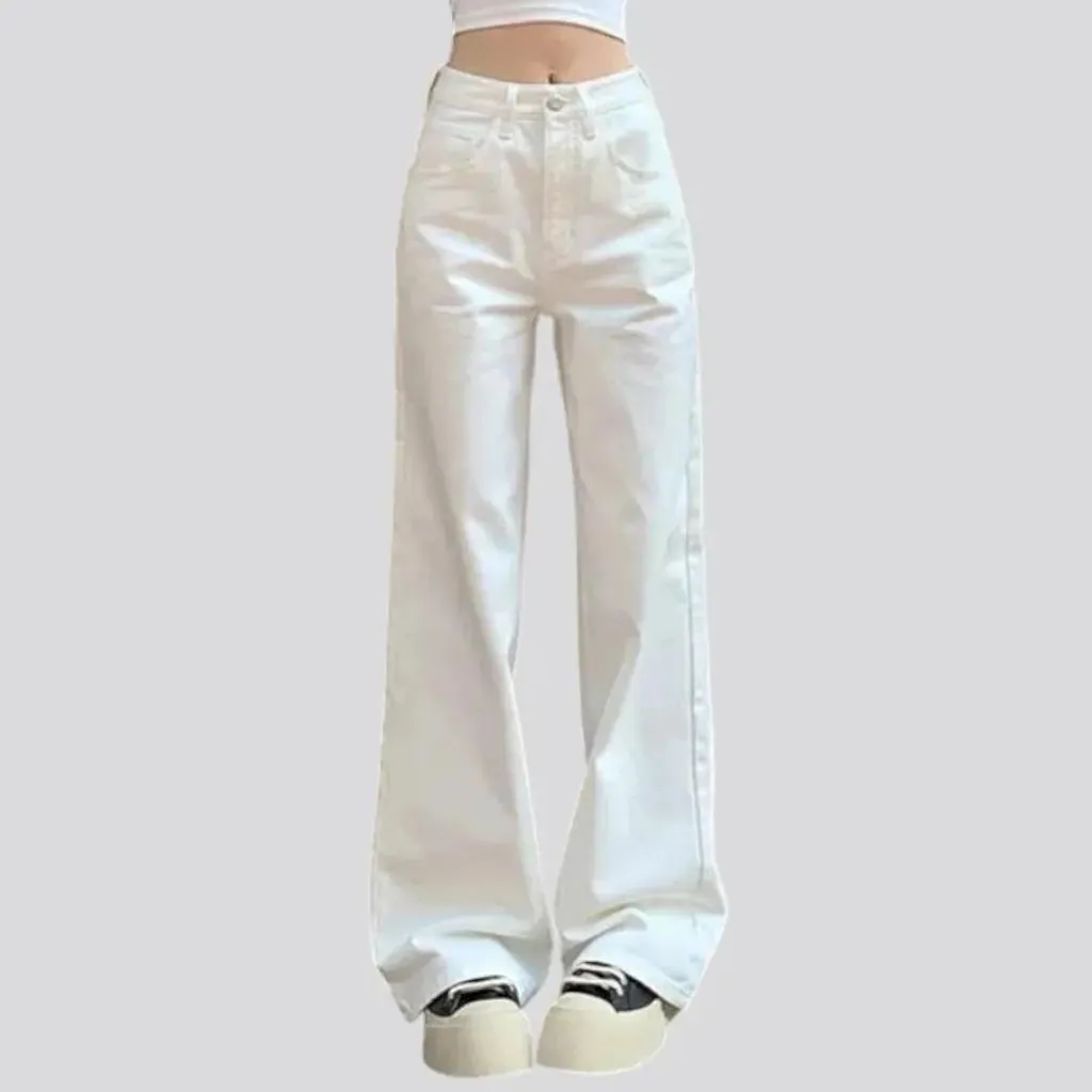 Street white jeans
 for ladies