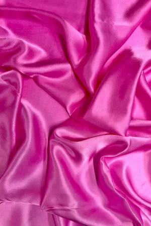 Super Pink/Opera Mauve Satin Crepe