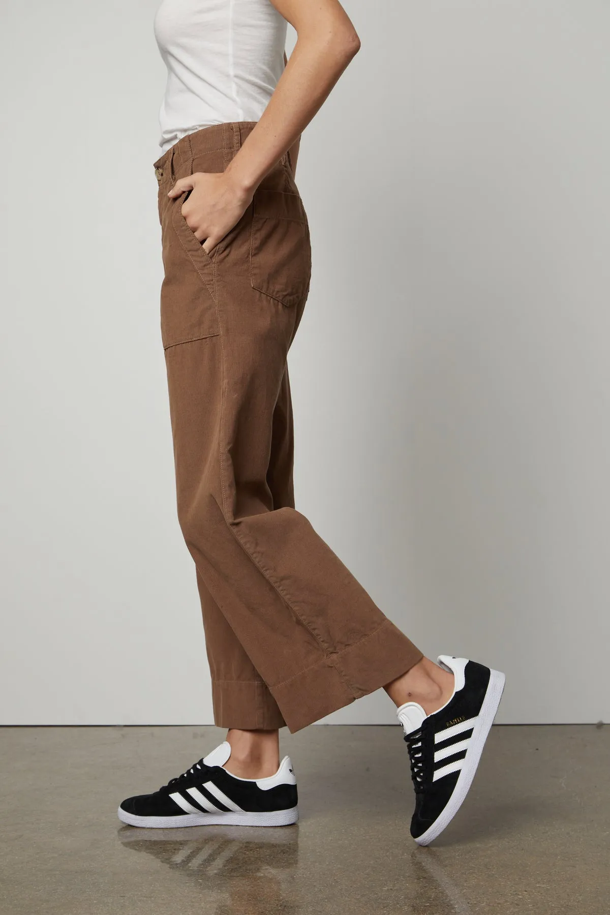 VERA CORDUROY WIDE LEG PANT