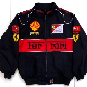 Vintage Inspired Black Ferrari Jackets -20 Pcs