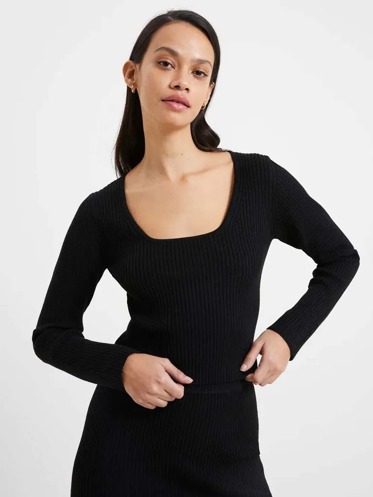 Women's Simona Long Sleeve Jumper - Black