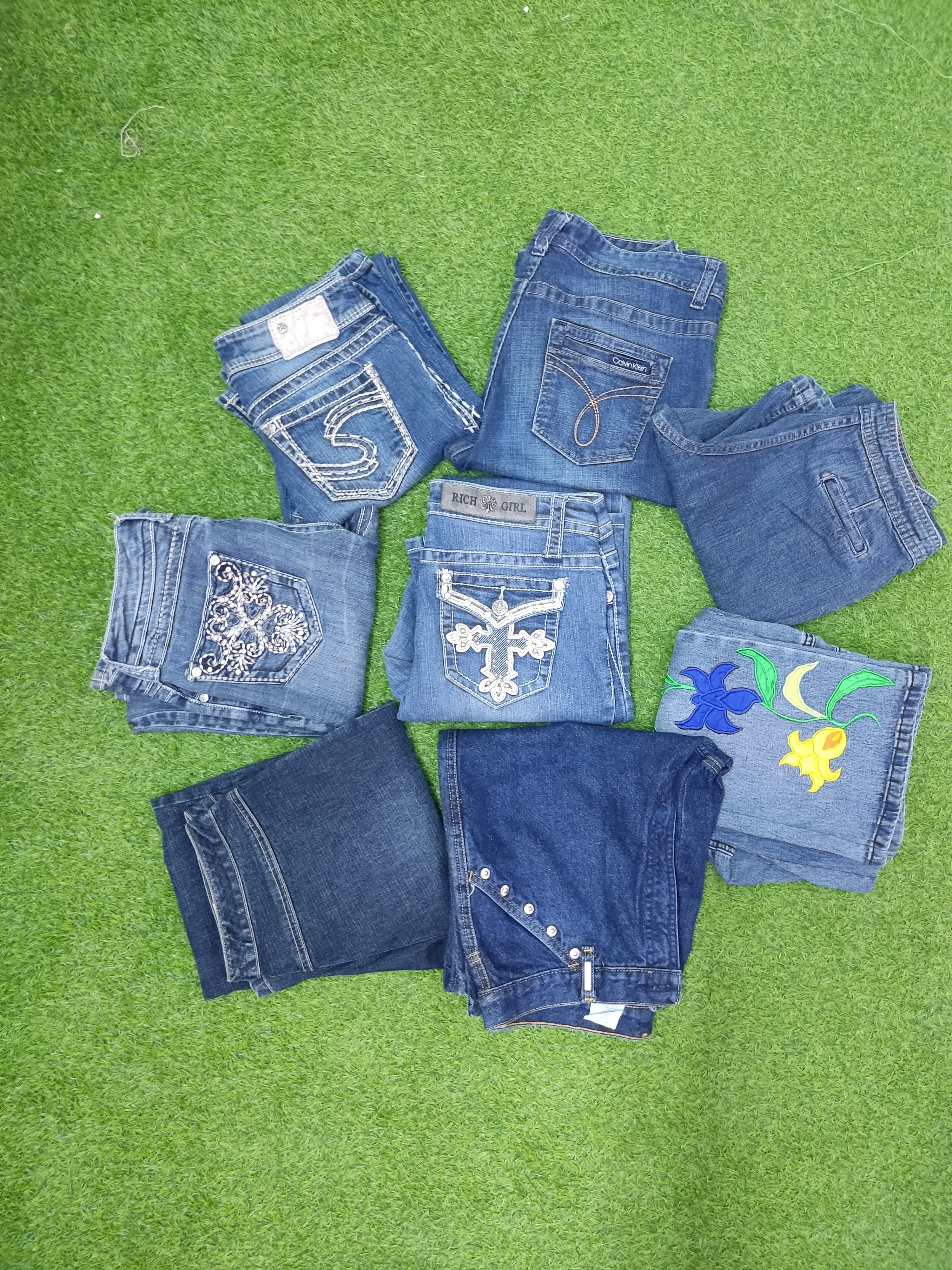 Y2K Stylish Jeans 08 pcs - OVR001