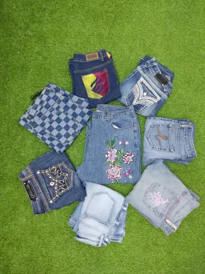 Y2K Stylish Jeans 08 pcs - OVR002